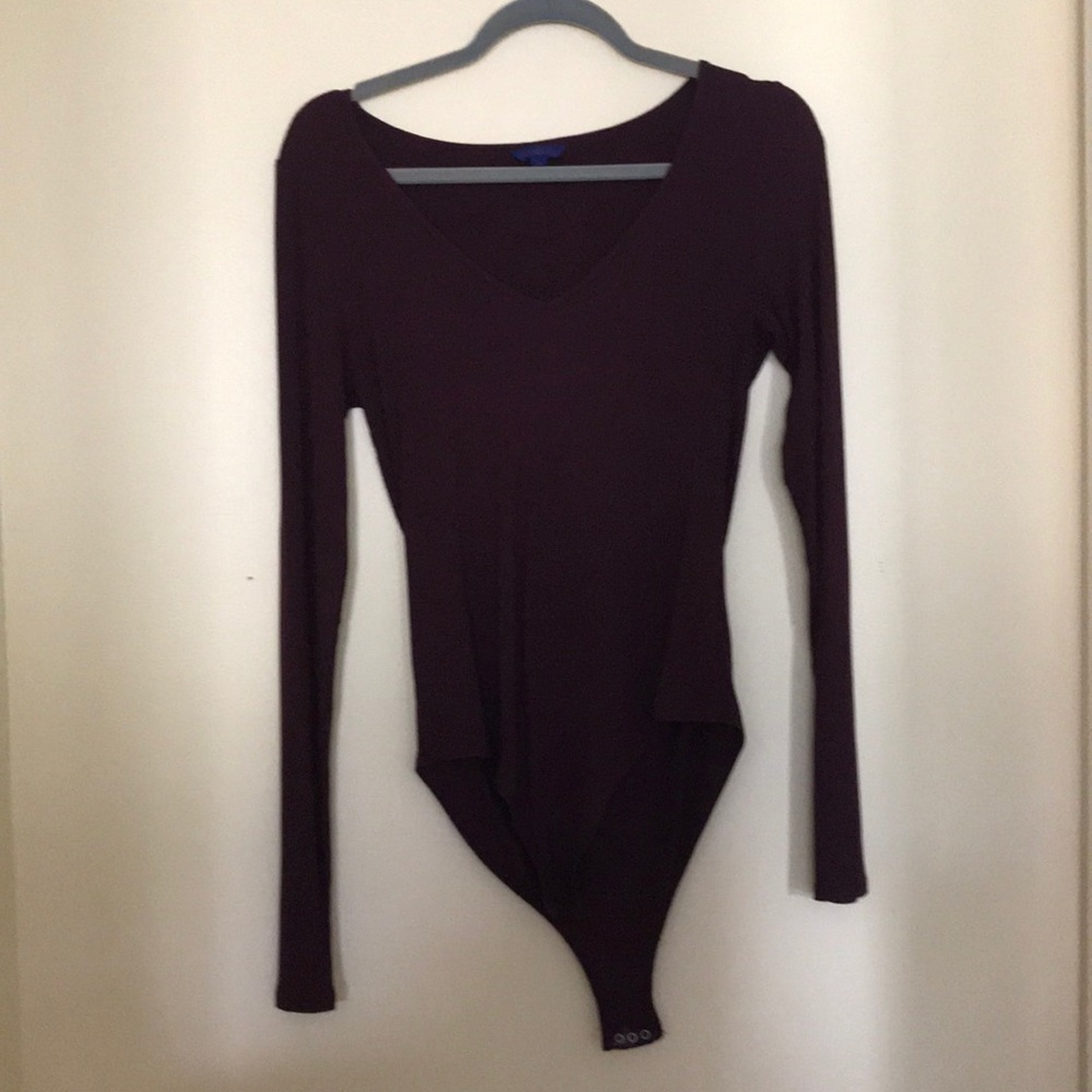 maroon body suit